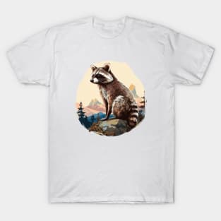 Cute Raccoon Lovers T-Shirt